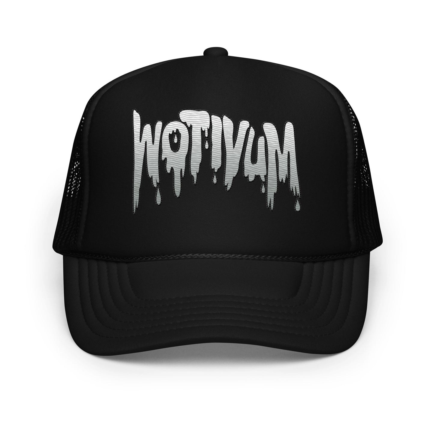 WOTIVUM DRIP TEXT TRUCKER HAT