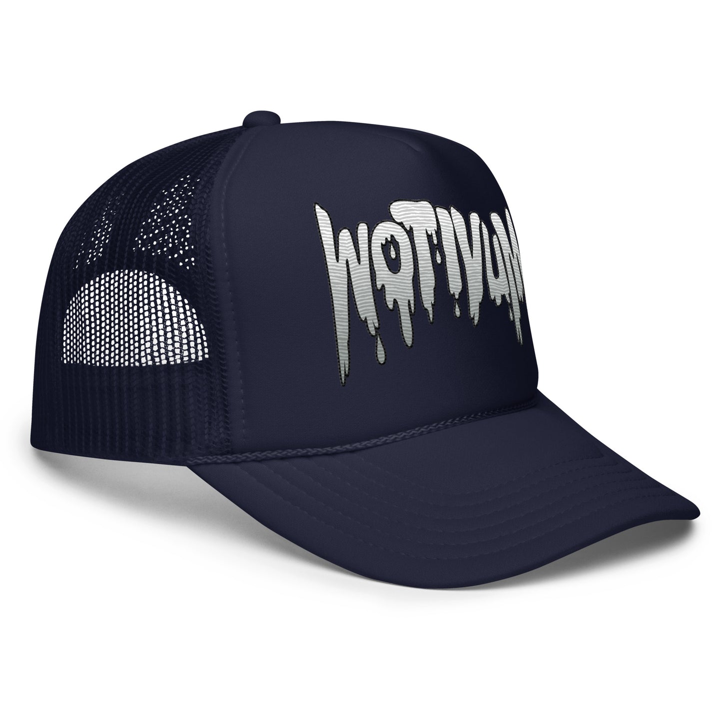 WOTIVUM DRIP TEXT TRUCKER HAT