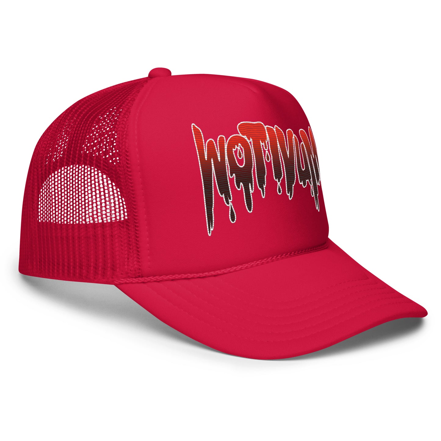 WOTIVUM DRIP TEXT TRUCKER HAT