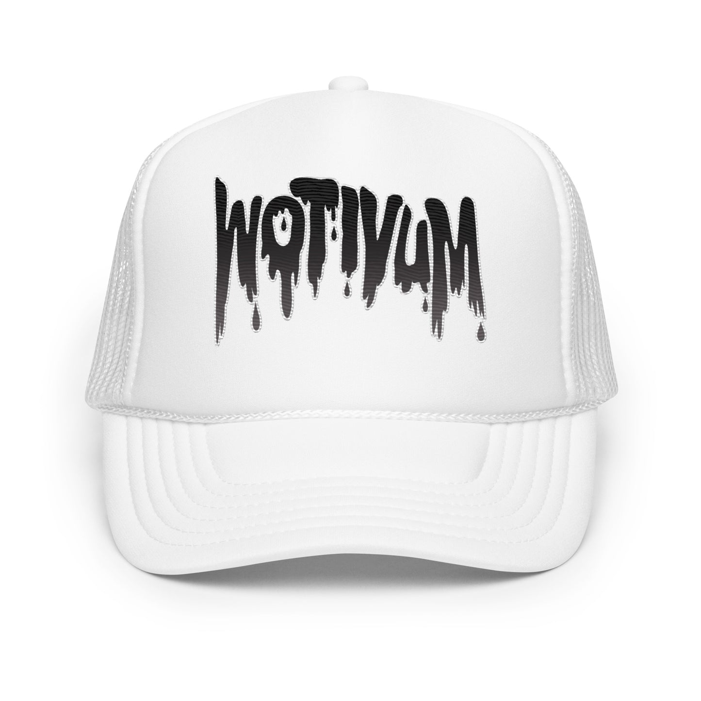 WOTIVUM DRIP TEXT TRUCKER HAT