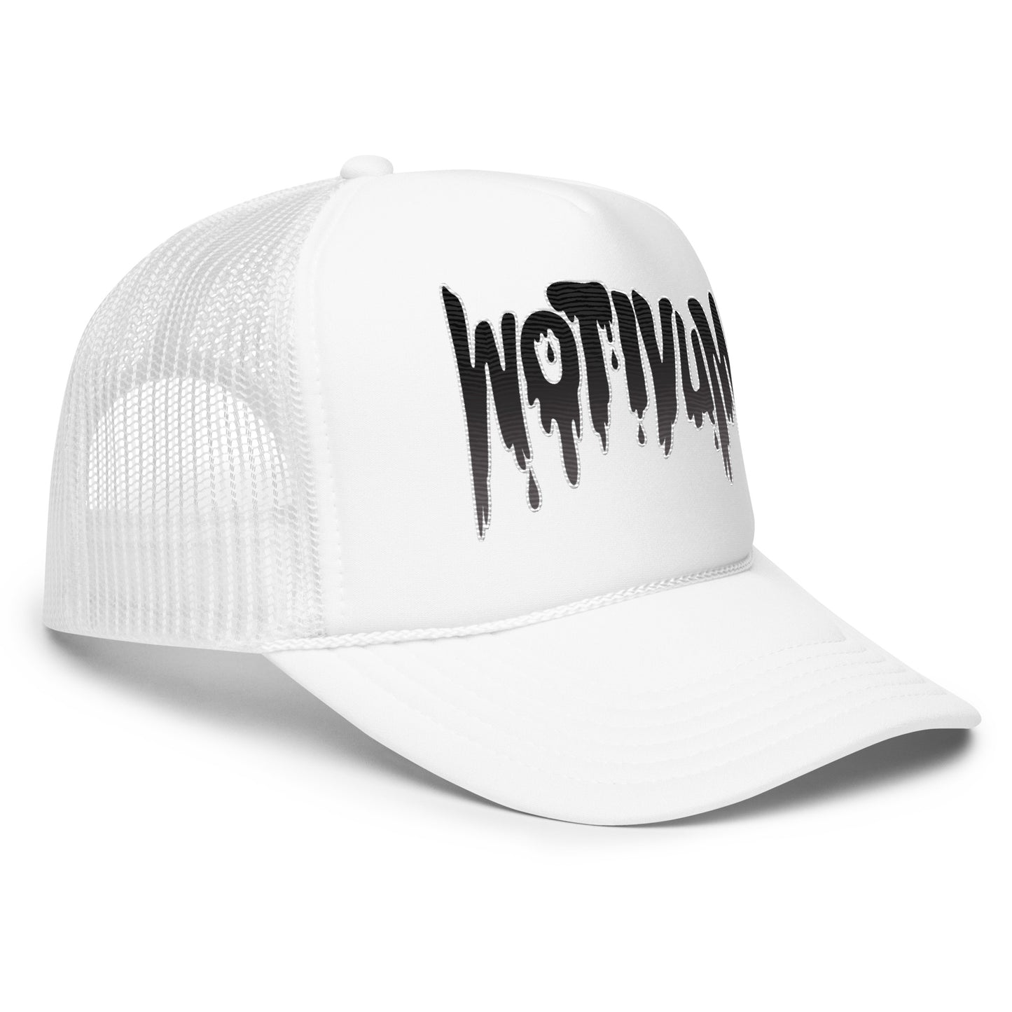 WOTIVUM DRIP TEXT TRUCKER HAT