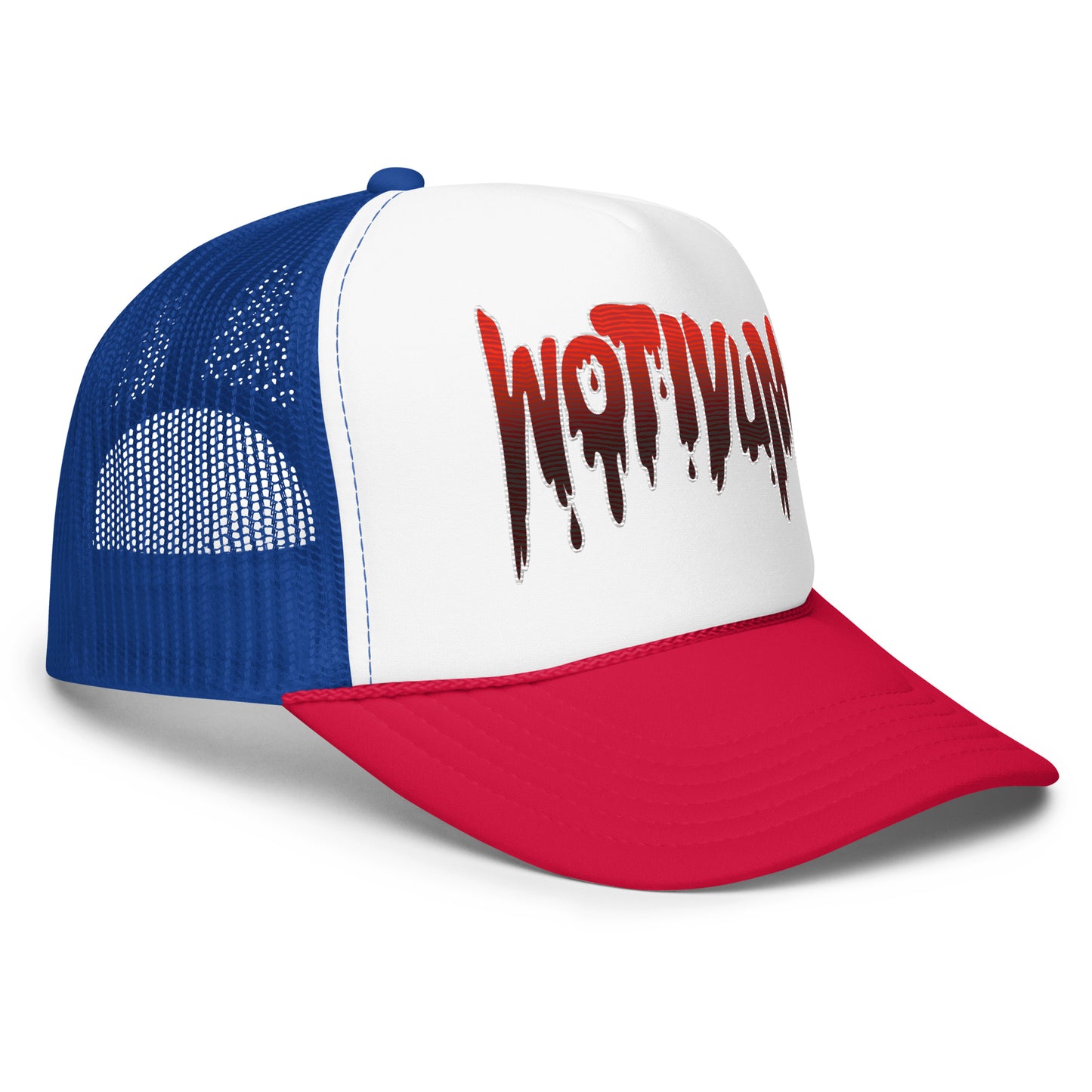 WOTIVUM DRIP TEXT TRUCKER HAT